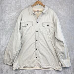 Vintage Levis White Tab Men’s 3XL Fleece Ripstop Chore Barn Coat Jacket White Tb
